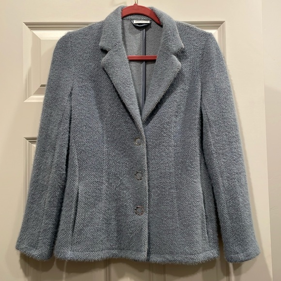 Inlarkin Slate Blue Blazer - Picture 1 of 10